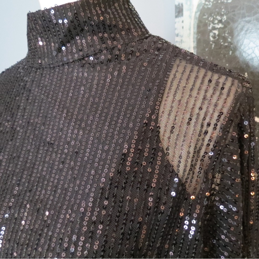 Forever 21 Black Sequin Mini Dress - Picture 4 of 7